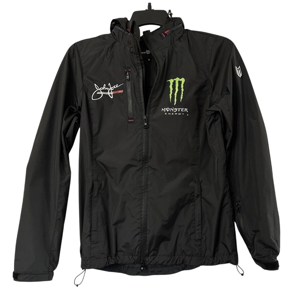 Marwin Sports Womens John Force Racing Monster Energy‎ Jacket Coat Size Small